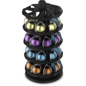 Rotary Coffee Pod Carousel Compatible with 40 Nespresso Vertuoline Capsules EUC